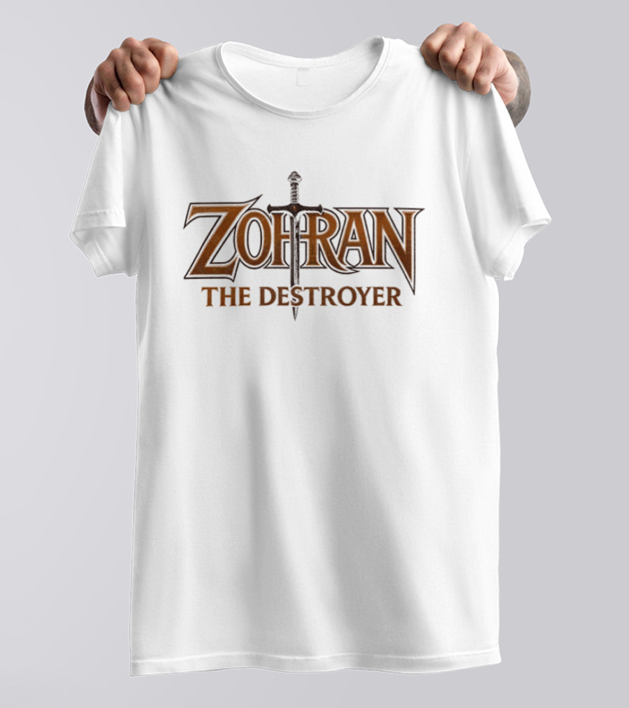 Zohran The Destroyer Mamdani For New York Sword T-Shirt