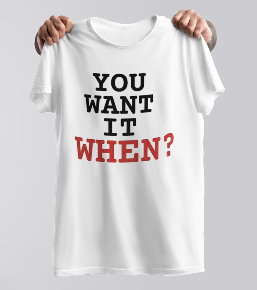 Zootopia Flash The Sloth You Want It When? T-Shirt