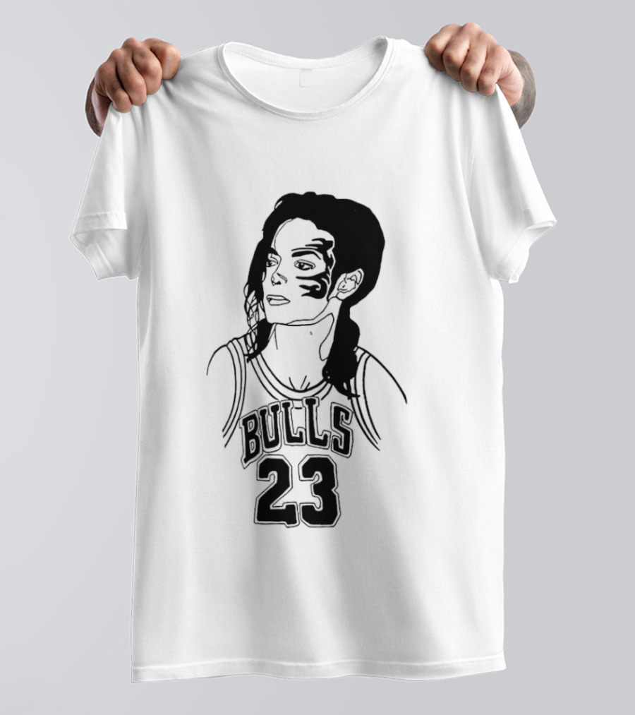 Chicago Bulls 23 Triple Mike Jordan Jackson Tyson Mashup T-Shirt