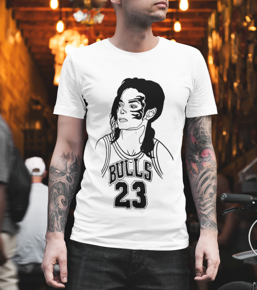 Chicago Bulls 23 Triple Mike Jordan Jackson Tyson Mashup T-Shirt