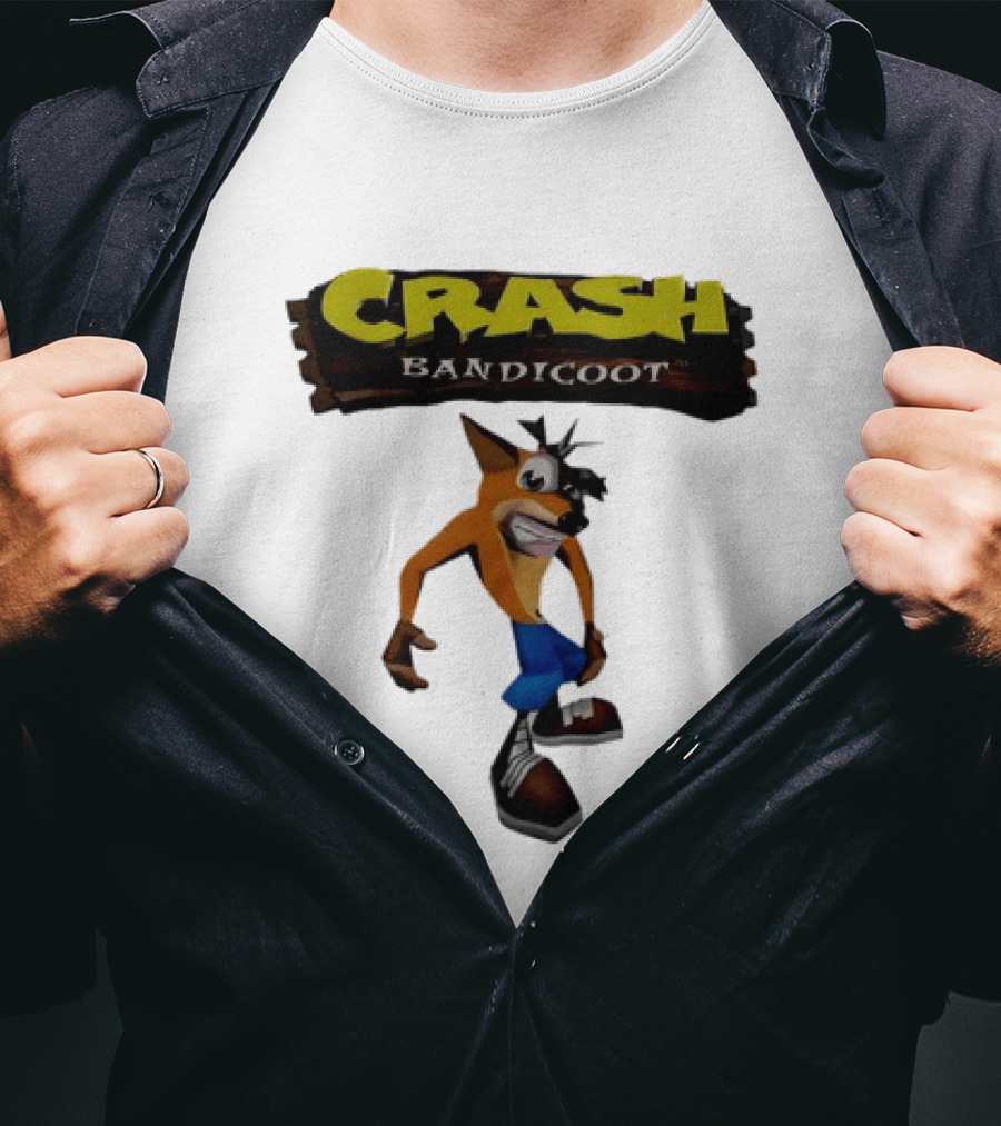 Crash Bandicoot Video Game Classic Gaming T-Shirt