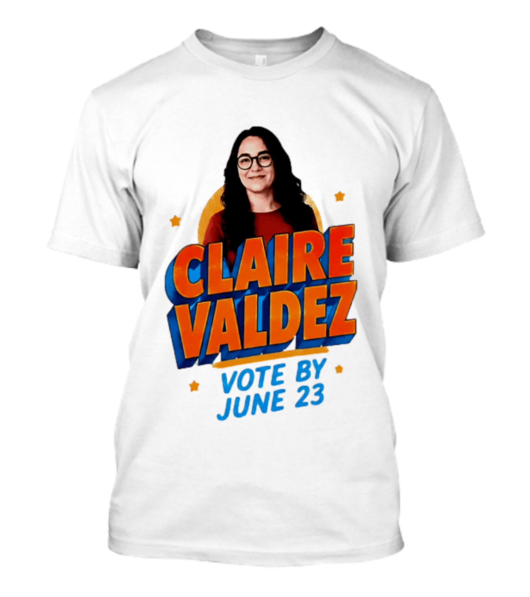 Claire Valdez Vote By June 23 T-Shirt