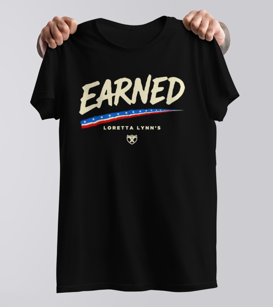 26 LLMX Earned Loretta Lynn's Stars And Stripes T-Shirt