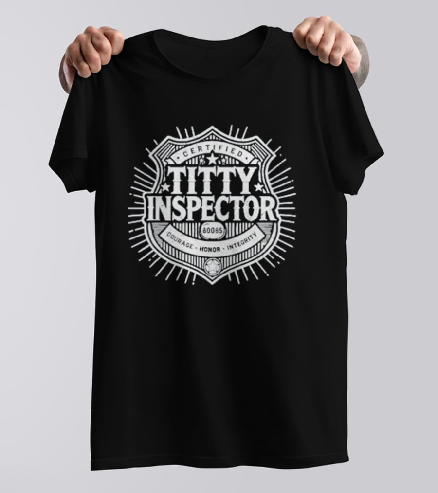 Aimee Garcia Certified Titty Inspector T-Shirt