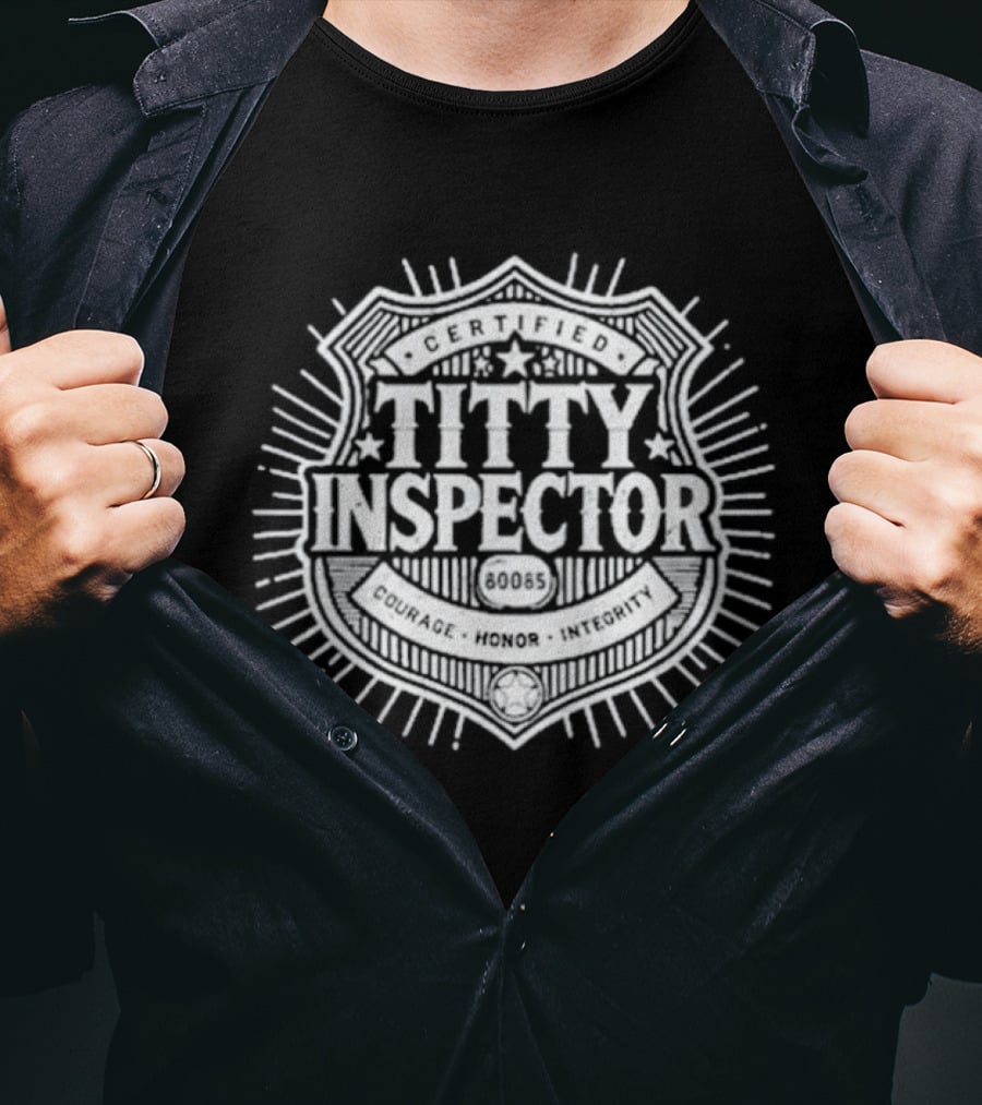 Aimee Garcia Certified Titty Inspector T-Shirt