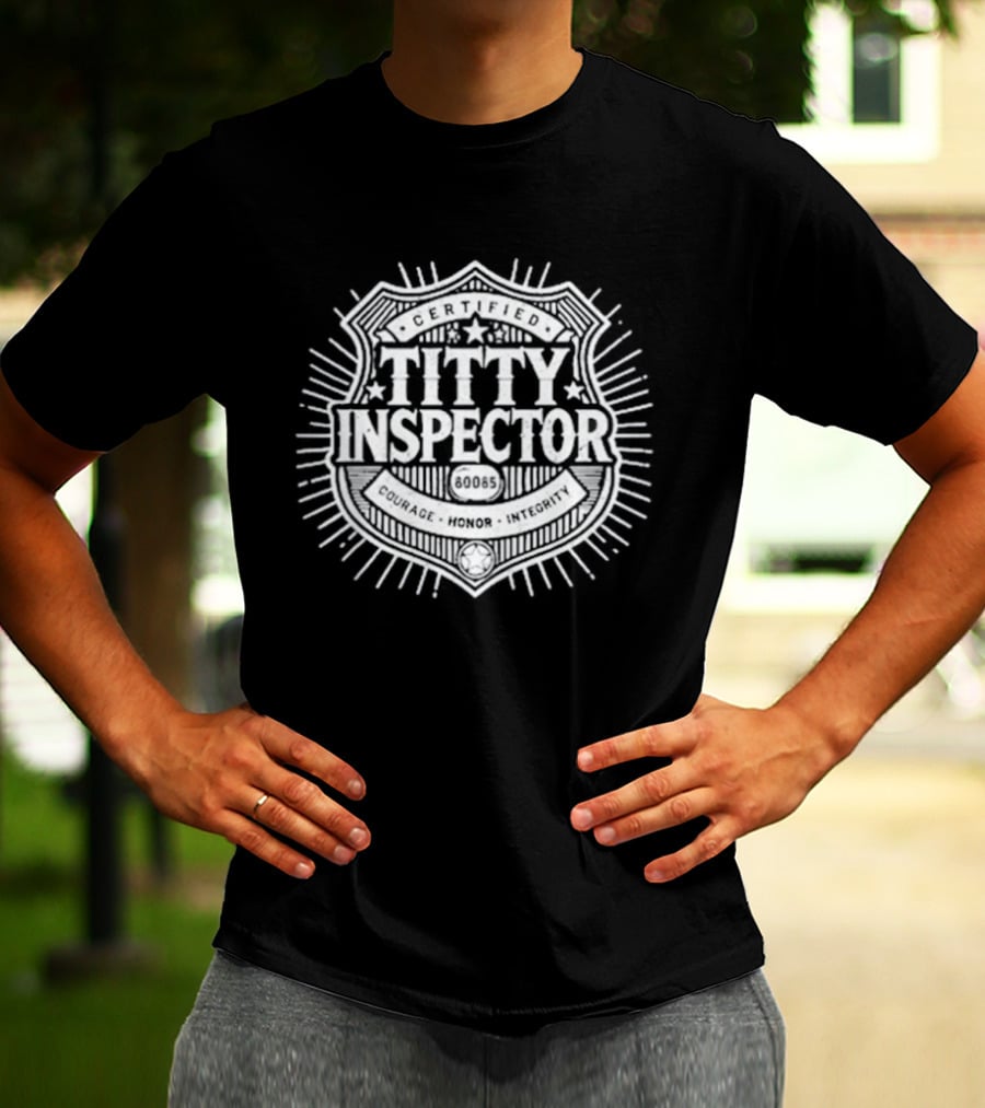 Aimee Garcia Certified Titty Inspector T-Shirt