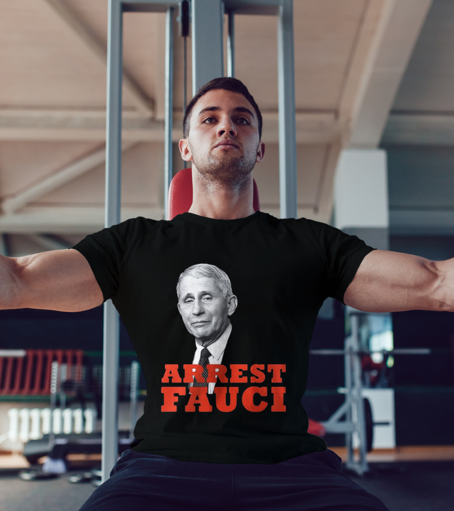 Arrest Dr Fauci Meme Face T-Shirt