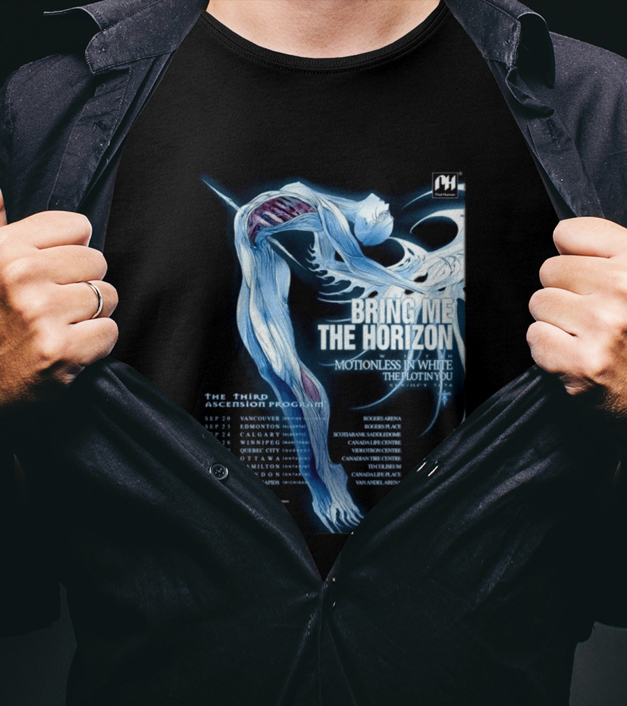 Bring Me The Horizon Motionless In White The Plot In You 2026 North America Tour T-Shirt