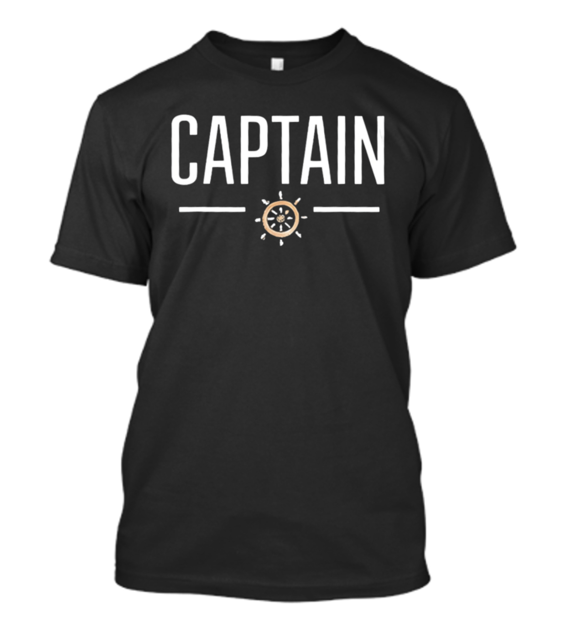 Captain Nautical Ship Wheel T-Shirt