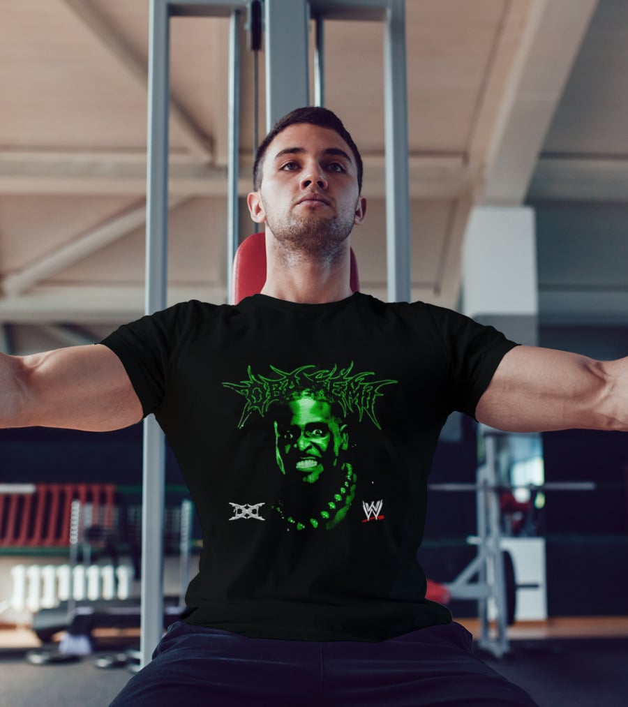 Ken Carson Oba Femi WWE DX Logo Green Face T-Shirt