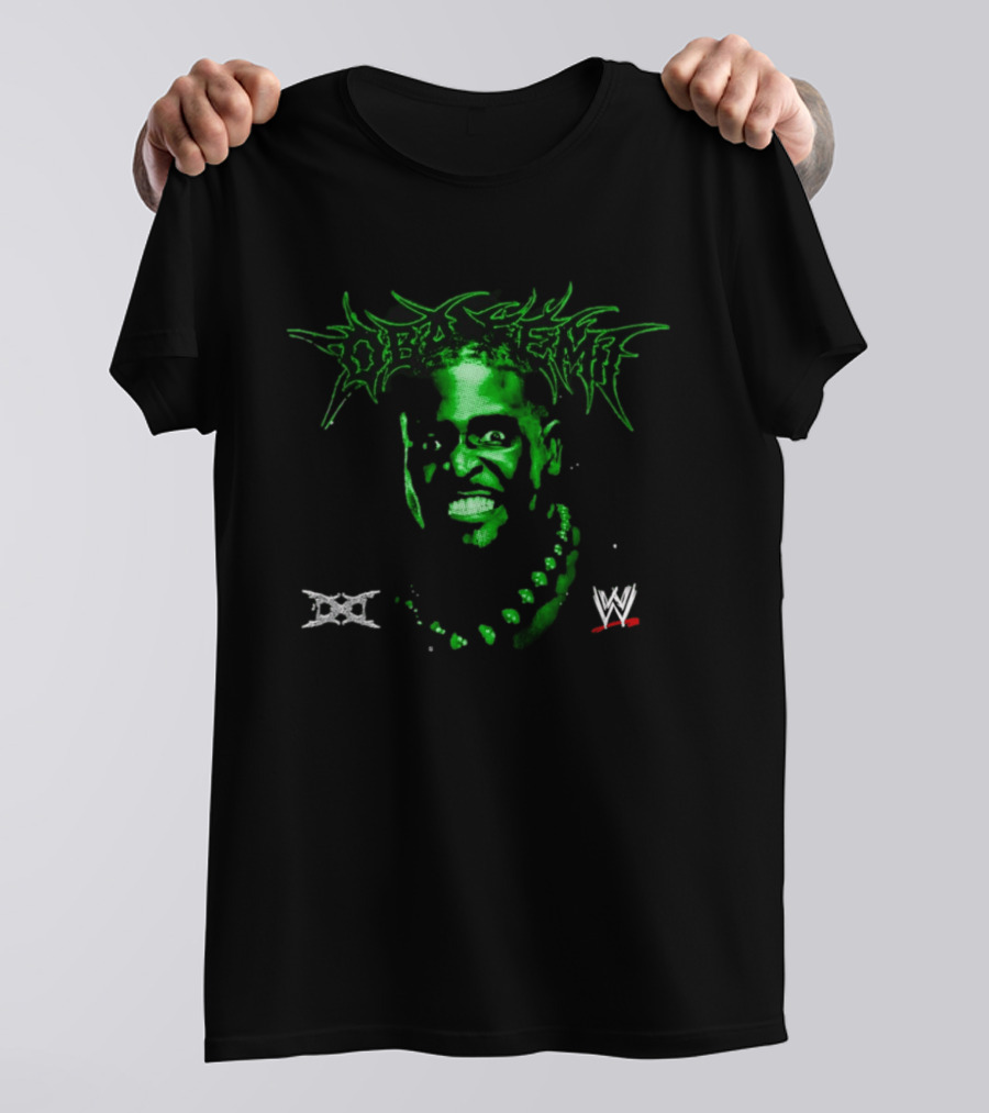 Ken Carson Oba Femi WWE DX Logo Green Face T-Shirt