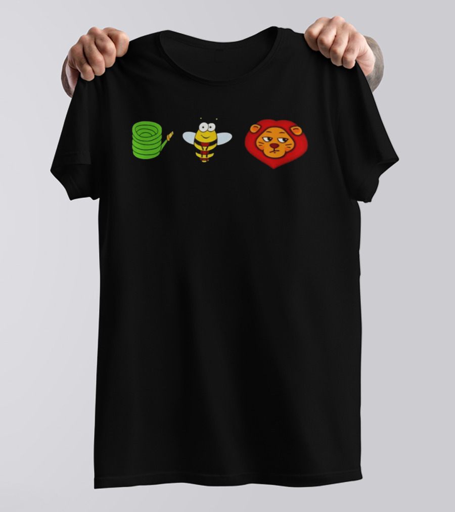 Hose Bee Lion Meme Visual Wordplay Fun T-Shirt
