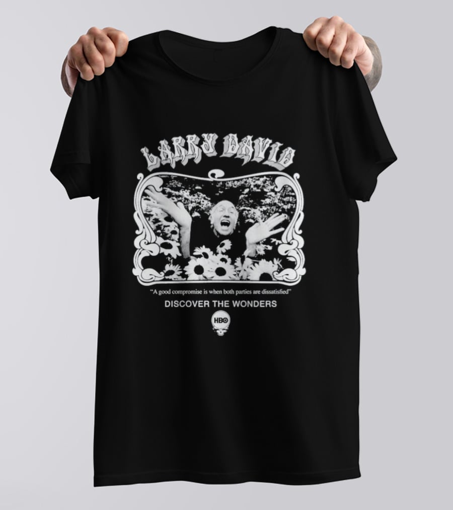 Larry David A Good Compromise Is When Both Parties Are Dissatisfied Forever T-Shirt