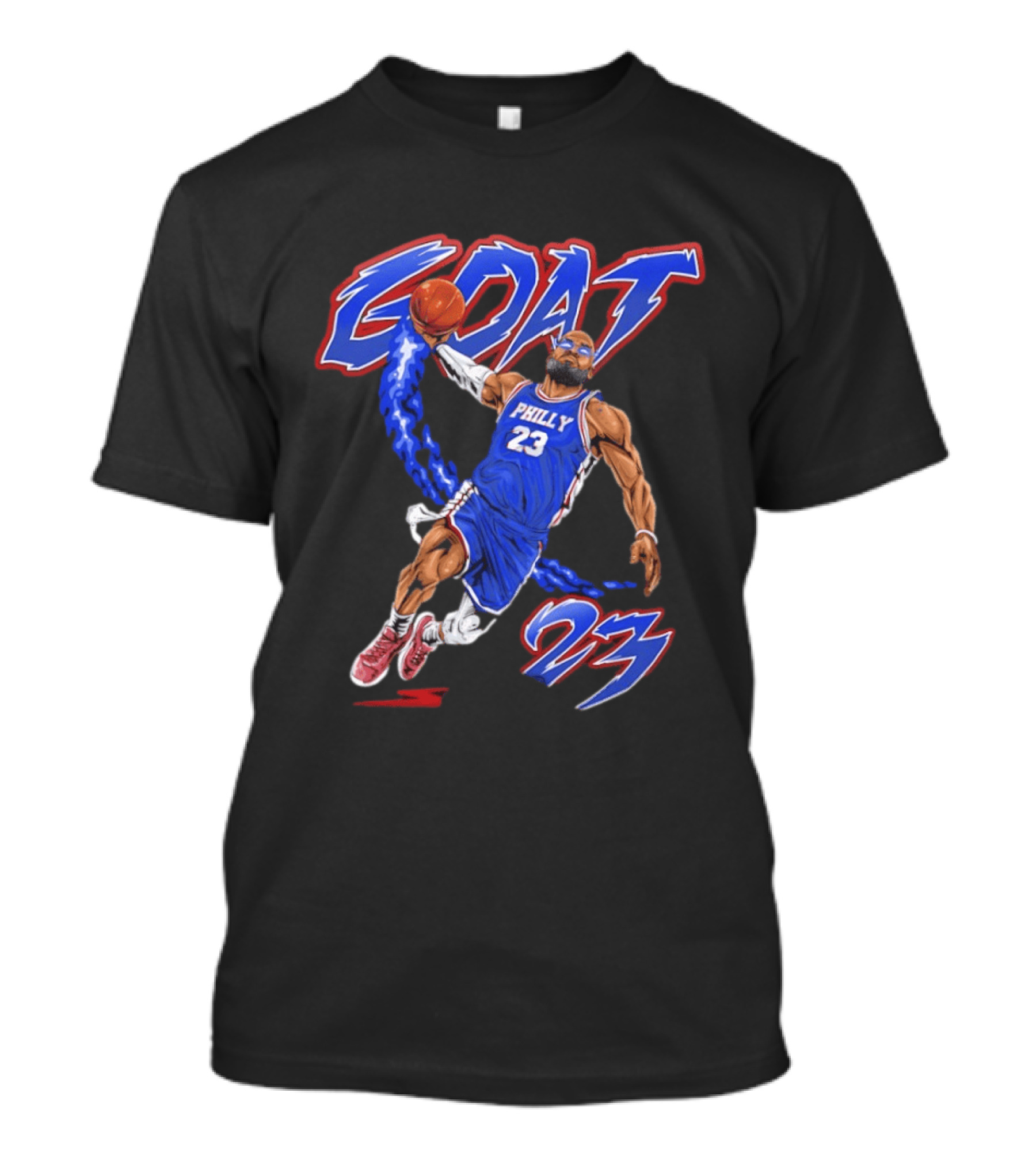 LeBron James Philly 23 GOAT Planet Euphoria Limited Edition T-Shirt