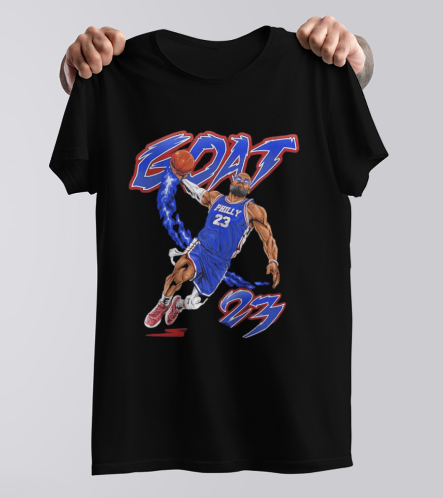 LeBron James Philly 23 GOAT Planet Euphoria Limited Edition T-Shirt