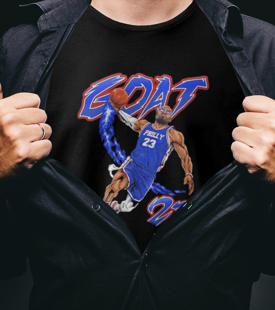 LeBron James Philly 23 GOAT Planet Euphoria Limited Edition T-Shirt