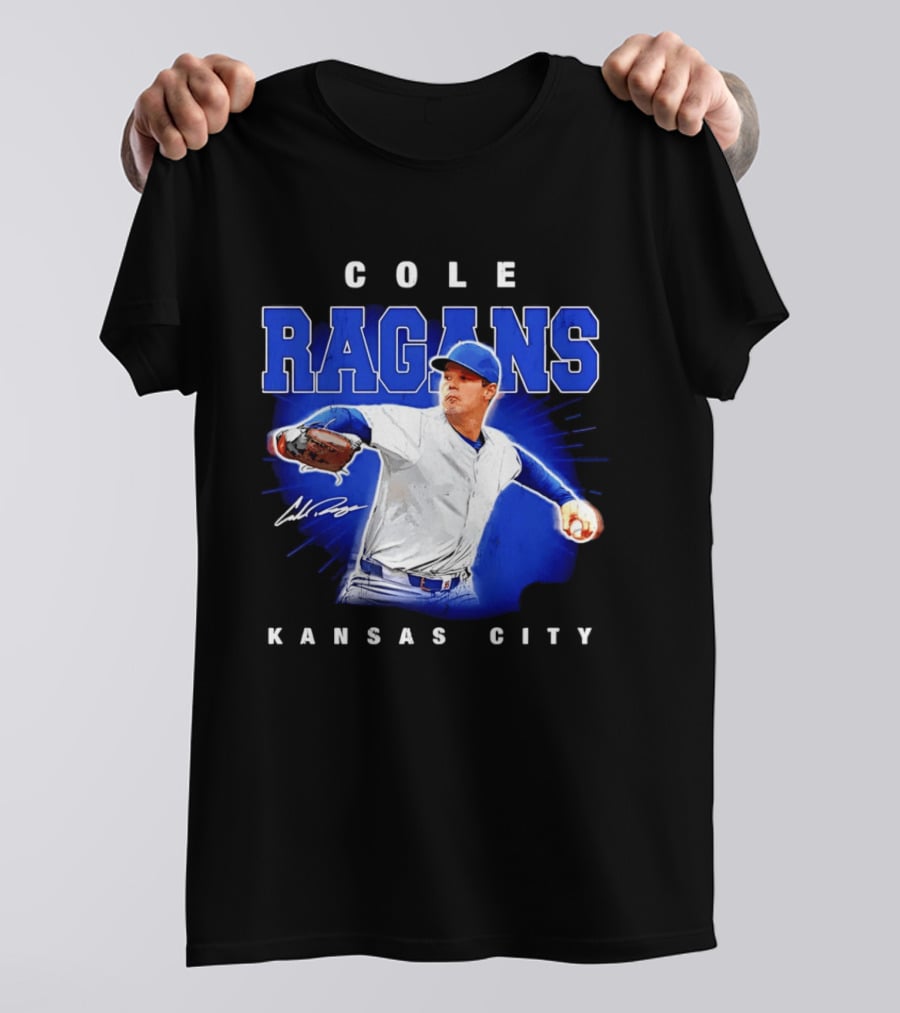Cole Ragans Iconic Kansas City Pitcher Baseball Performance T-Shirt