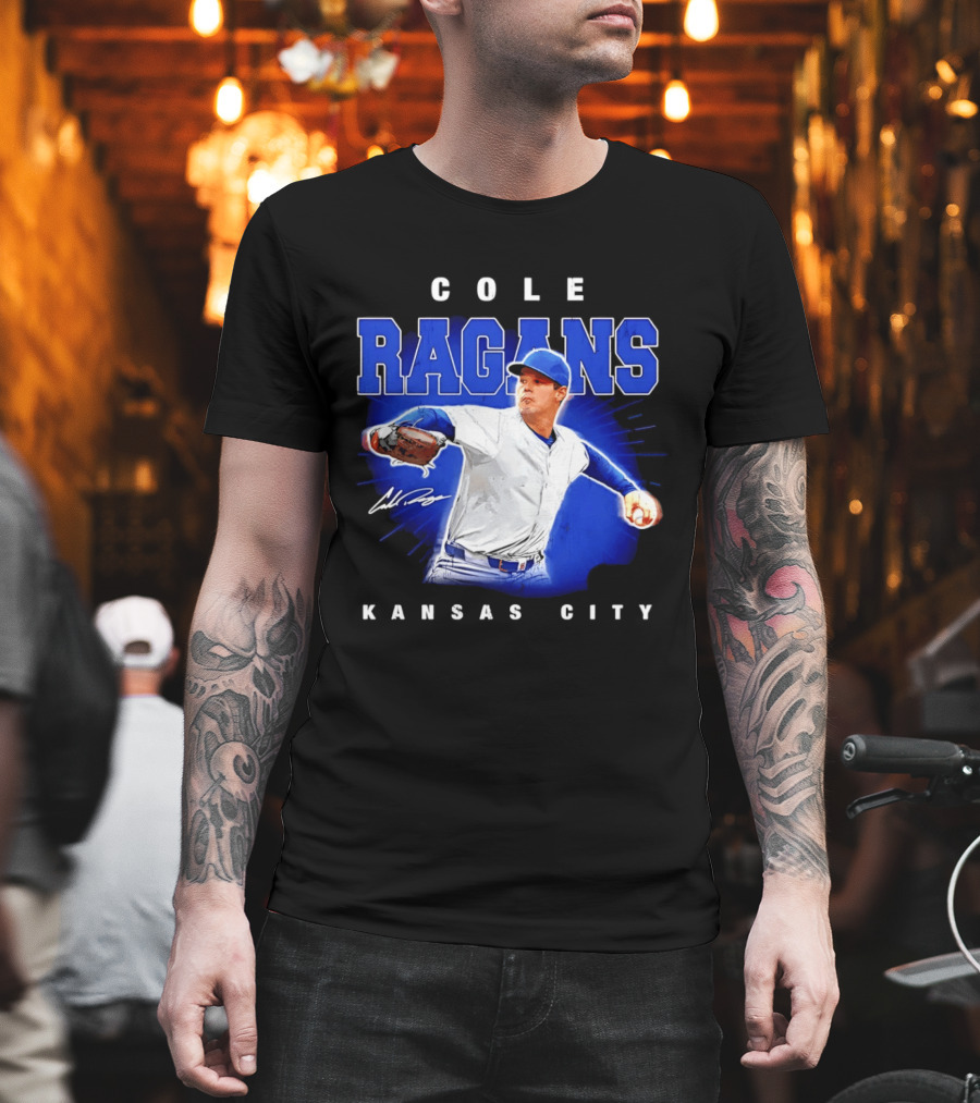 Cole Ragans Iconic Kansas City Pitcher Baseball Performance T-Shirt