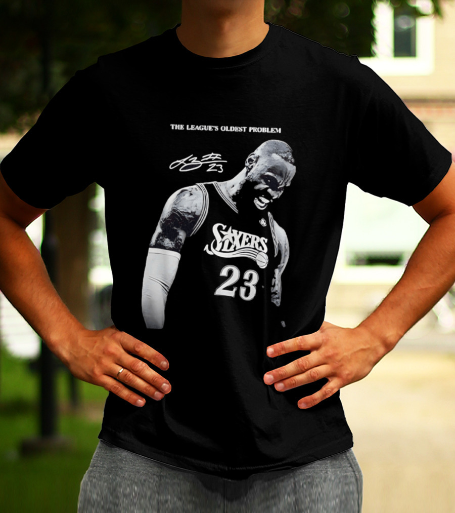 The League's Oldest Problem LeBron James Sixers 23 T-Shirt