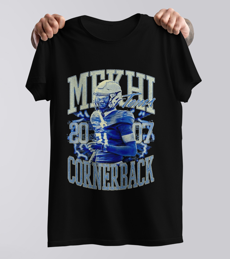 Mekhi Toms Cornerback 2007 Football Player Sports T-Shirt
