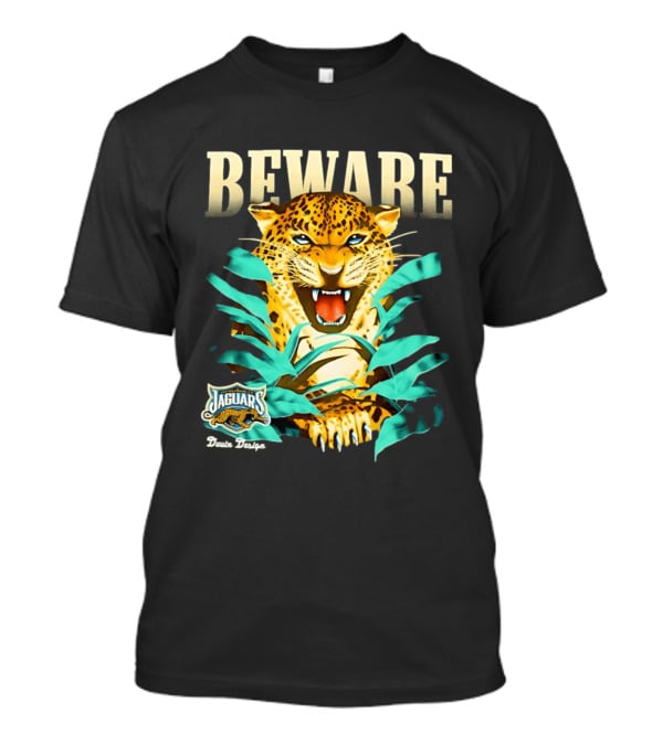 Jacksonville Jaguars Beware Logo Puma Blanca T-Shirt
