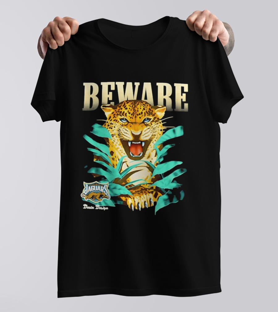 Jacksonville Jaguars Beware Logo Puma Blanca T-Shirt