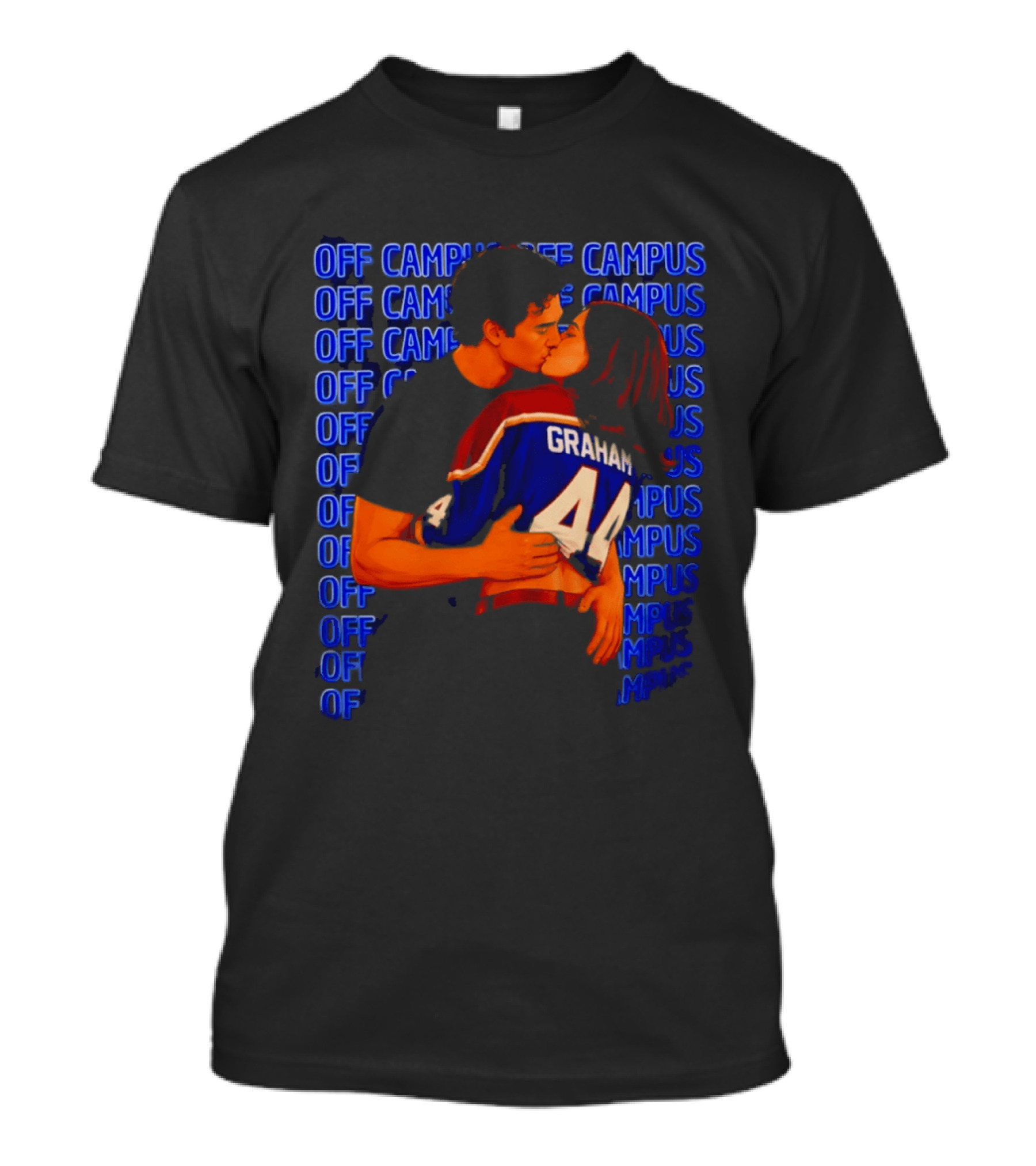 Off Campus Graham And Hannah Hockey Romance Kissing Scene T-Shirt