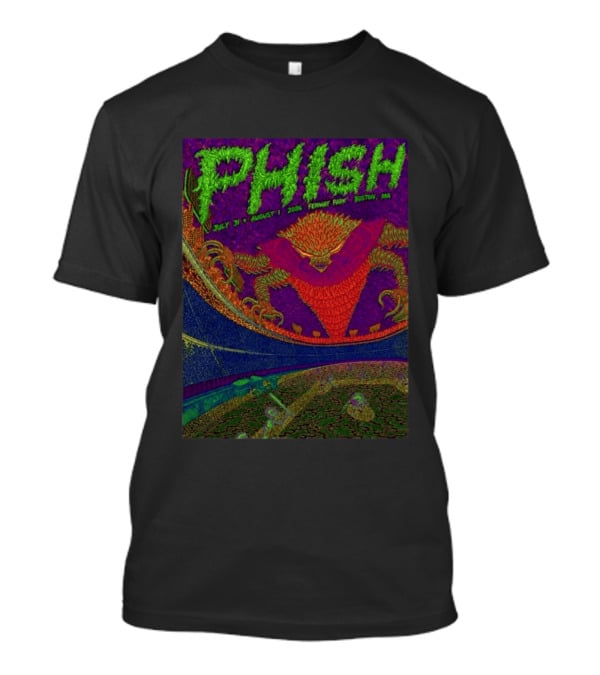 Phish July 31 August 1 2026 Fenway Park Boston MA Tetsunori Tawaraya LE T-Shirt