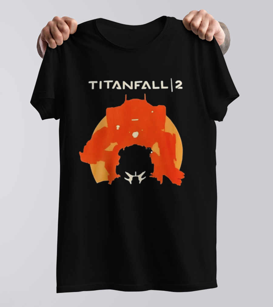 Rip Vince Zampella Titanfall 2 Orange Mech T-Shirt