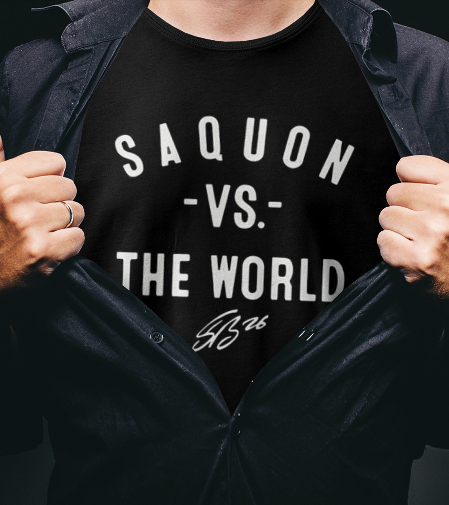 Saquon Vs The World 26 Philadelphia Eagles Game Day T-Shirt