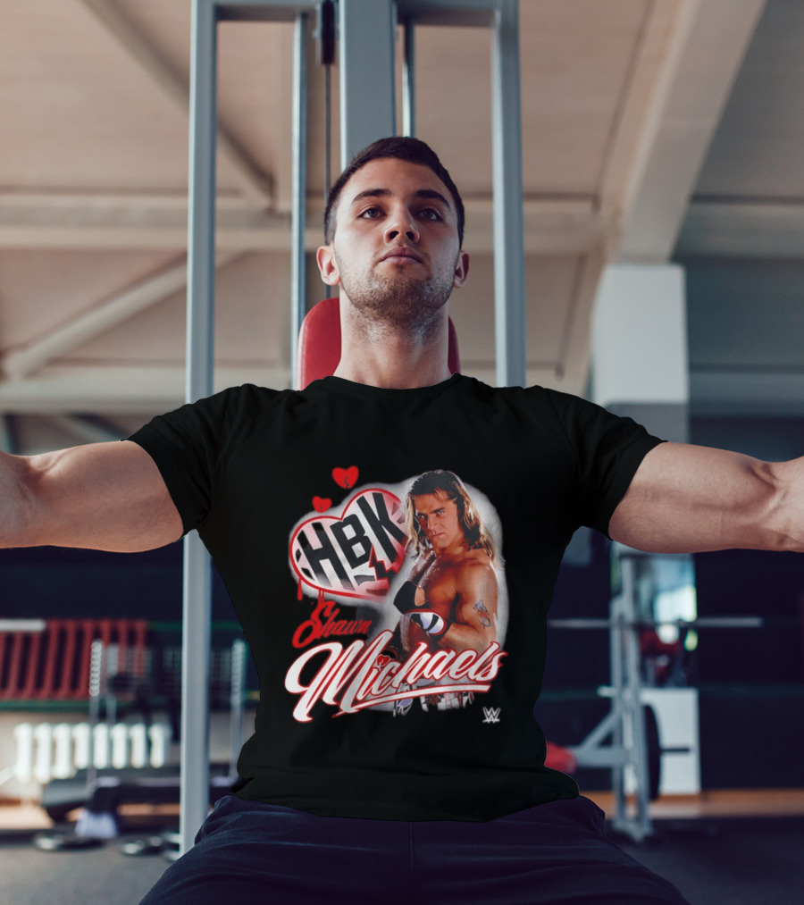 Shawn Michaels WWE HBK Heartbreak Kid Wrestling T-Shirt