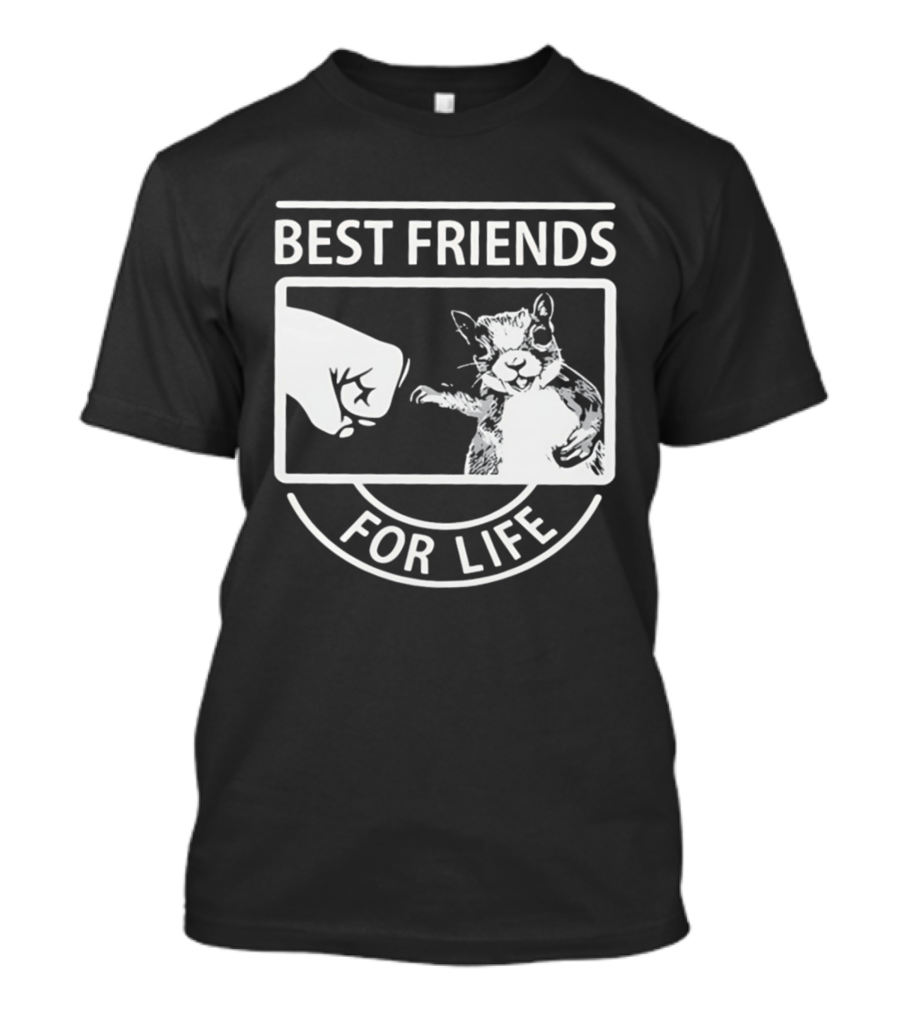 Best Friends For Life Squirrel Fist Bump T-Shirt