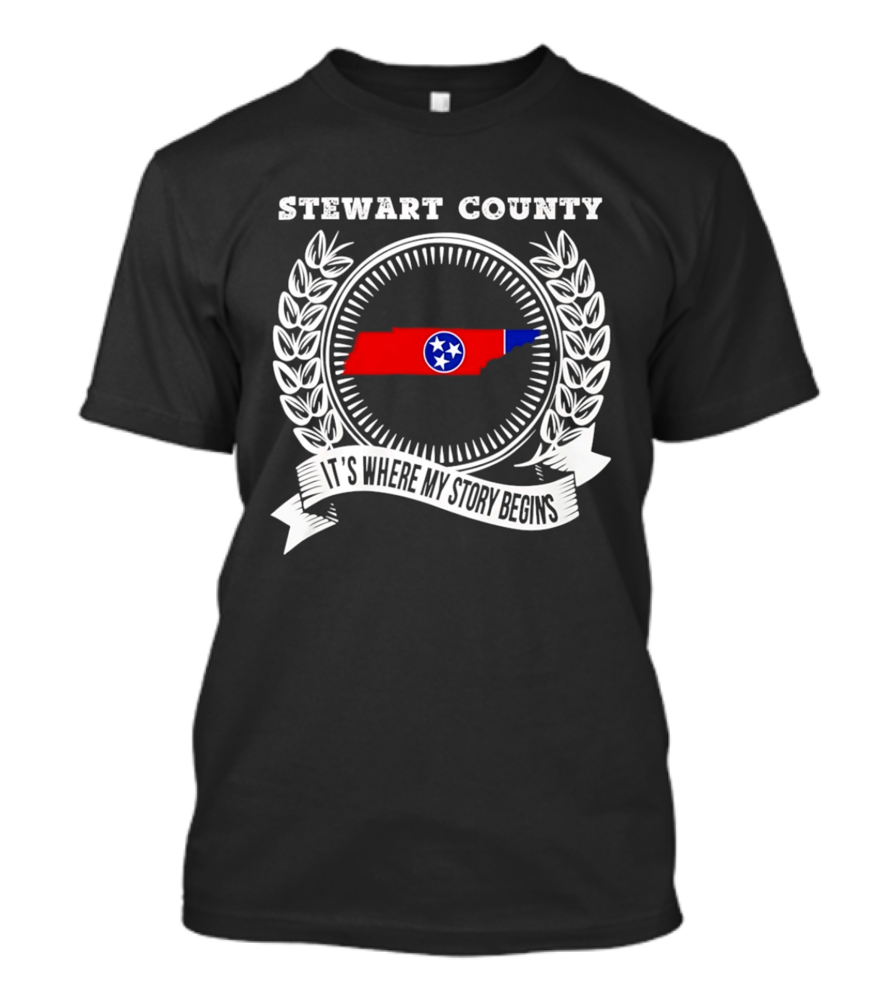 Stewart County Tennessee It's Where My Story Begins State Pride T-Shirt