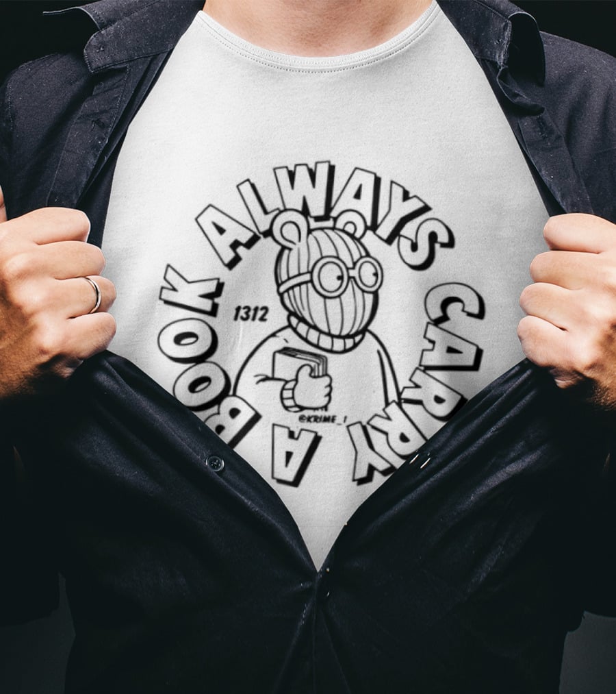 Always Carry A Book Arthur Read Reading Bear T-Shirt