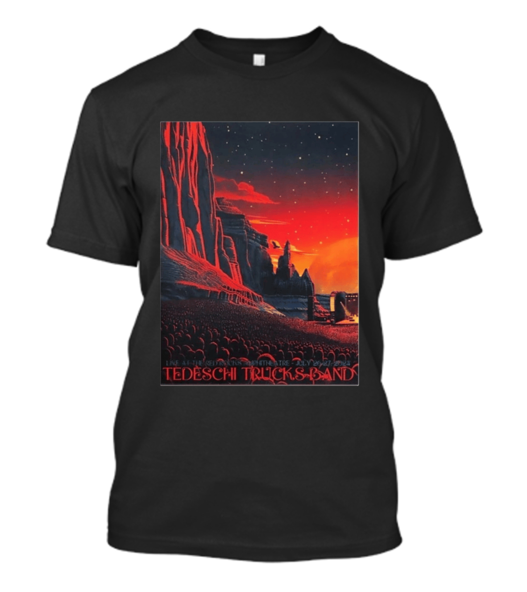 Tedeschi Trucks Band Live At Red Rocks Amphitheatre July 26 27 2024 Morrison Colorado T-Shirt