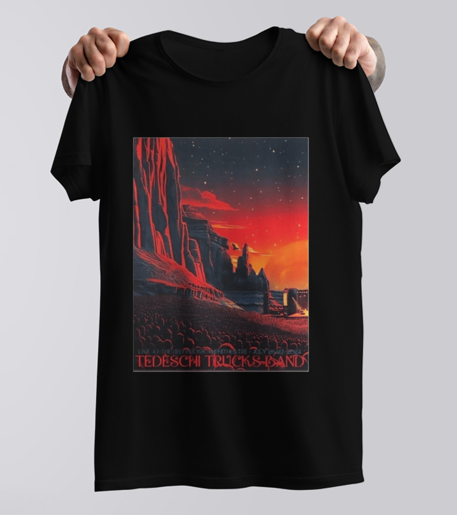 Tedeschi Trucks Band Live At Red Rocks Amphitheatre July 26 27 2024 Morrison Colorado T-Shirt