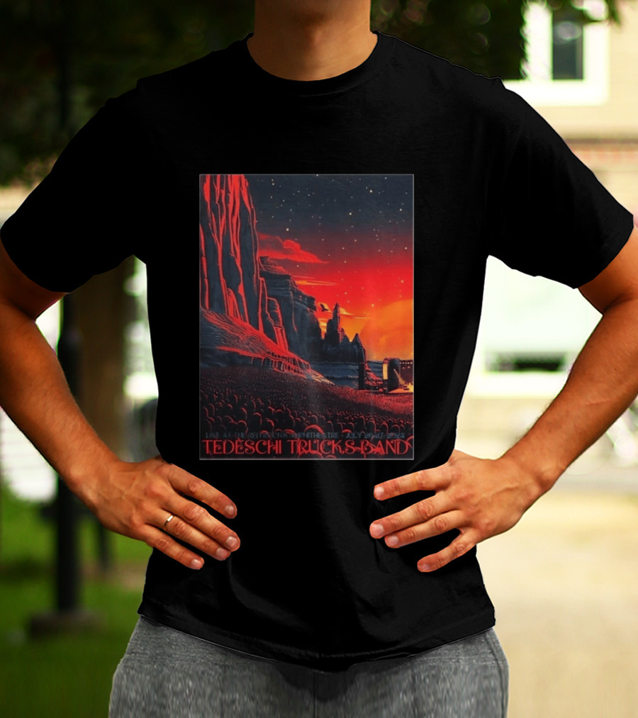 Tedeschi Trucks Band Live At Red Rocks Amphitheatre July 26 27 2024 Morrison Colorado T-Shirt