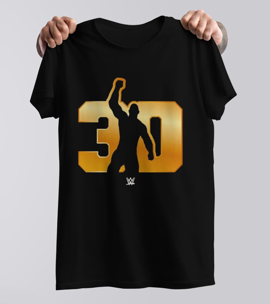The Rock 30 WWE Years Anniversary Celebration T-Shirt