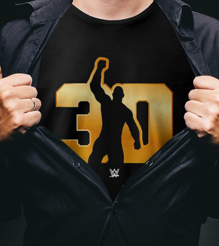 The Rock 30 WWE Years Anniversary Celebration T-Shirt