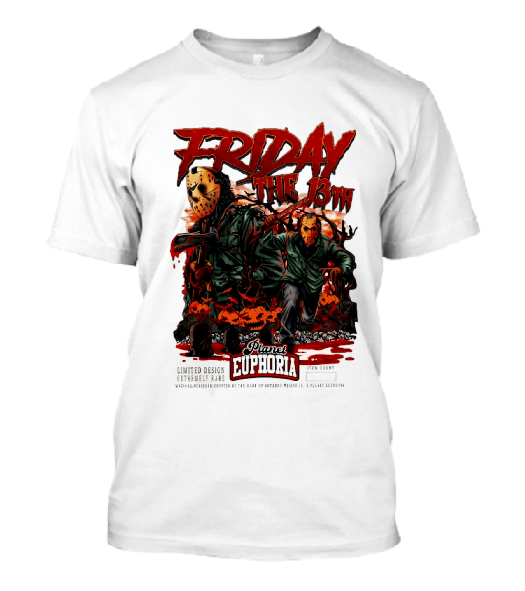 Friday The 13th Jason Voorhees Planet Euphoria Limited Edition T-Shirt