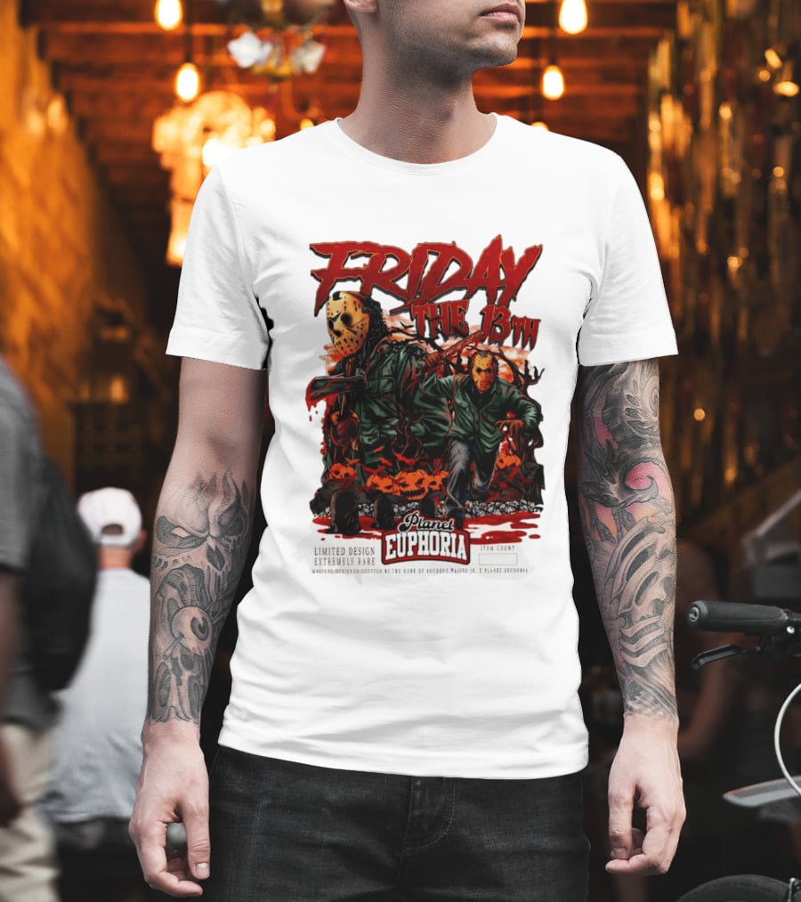 Friday The 13th Jason Voorhees Planet Euphoria Limited Edition T-Shirt