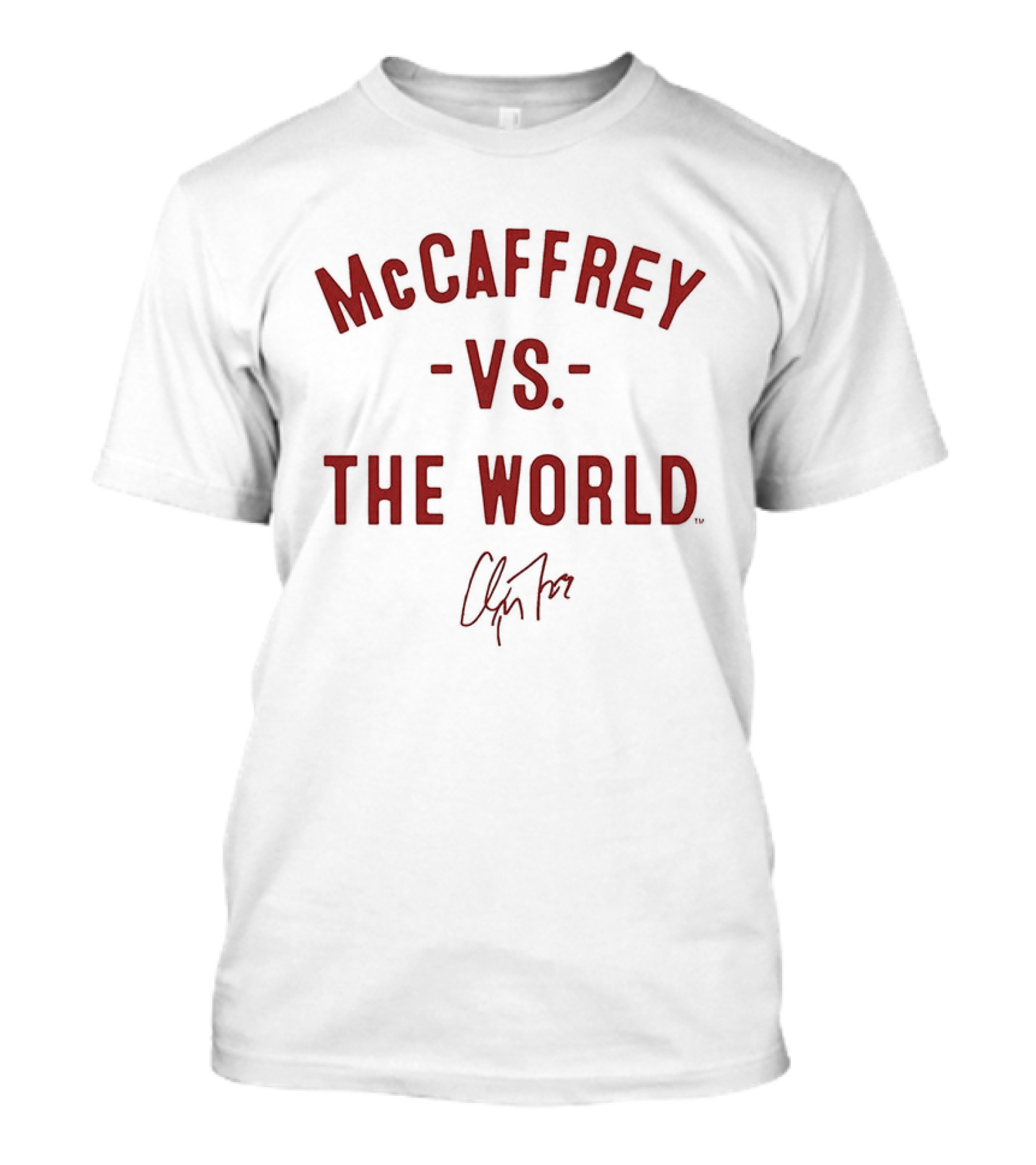 San Francisco 49ers McCaffrey Vs The World 2026 T-Shirt