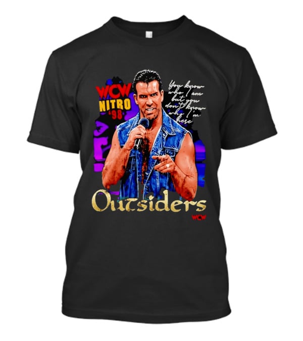 WCW Nitro '98 Scott Hall Outsiders You Know Who I Am T-Shirt