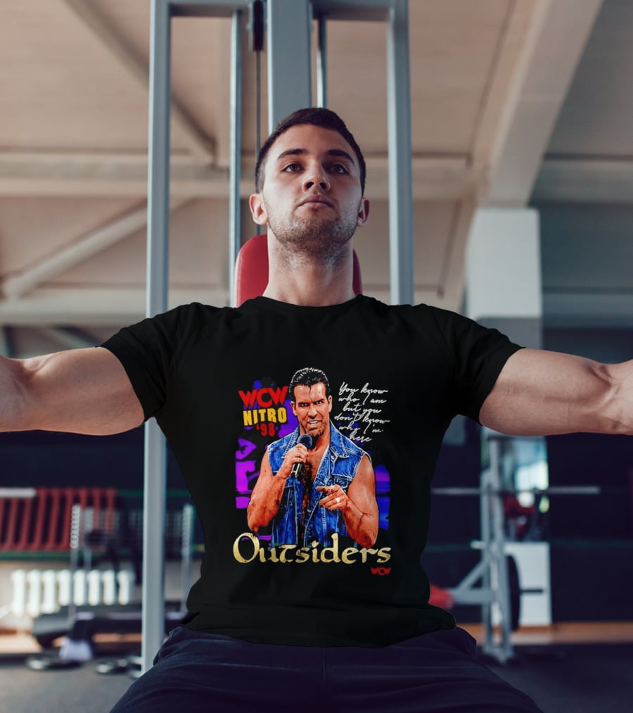 WCW Nitro '98 Scott Hall Outsiders You Know Who I Am T-Shirt