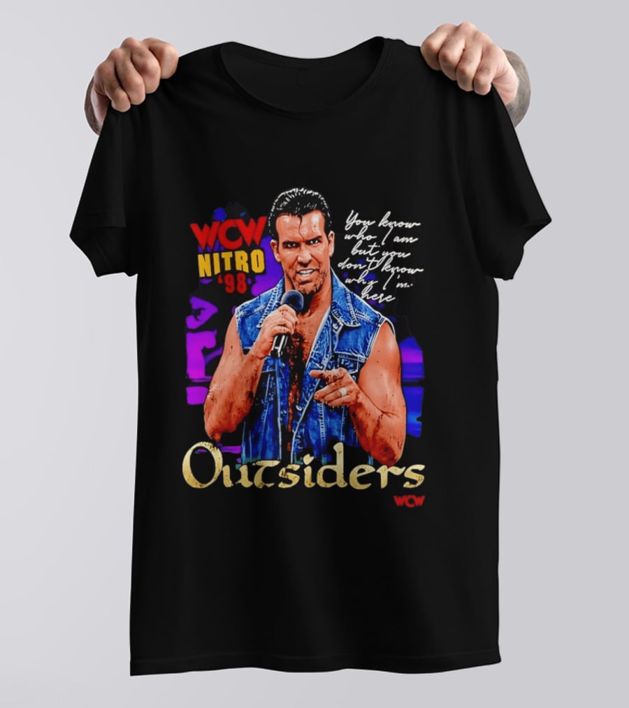 WCW Nitro '98 Scott Hall Outsiders You Know Who I Am T-Shirt