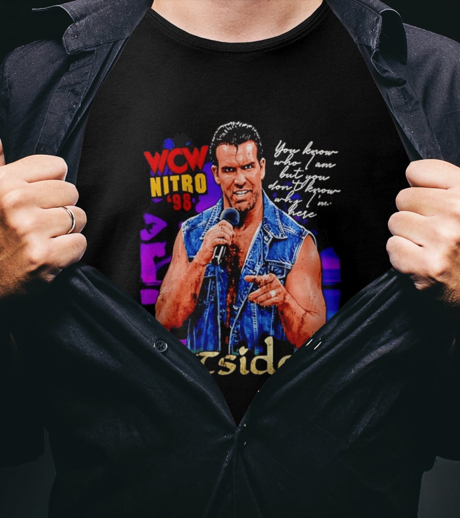 WCW Nitro '98 Scott Hall Outsiders You Know Who I Am T-Shirt