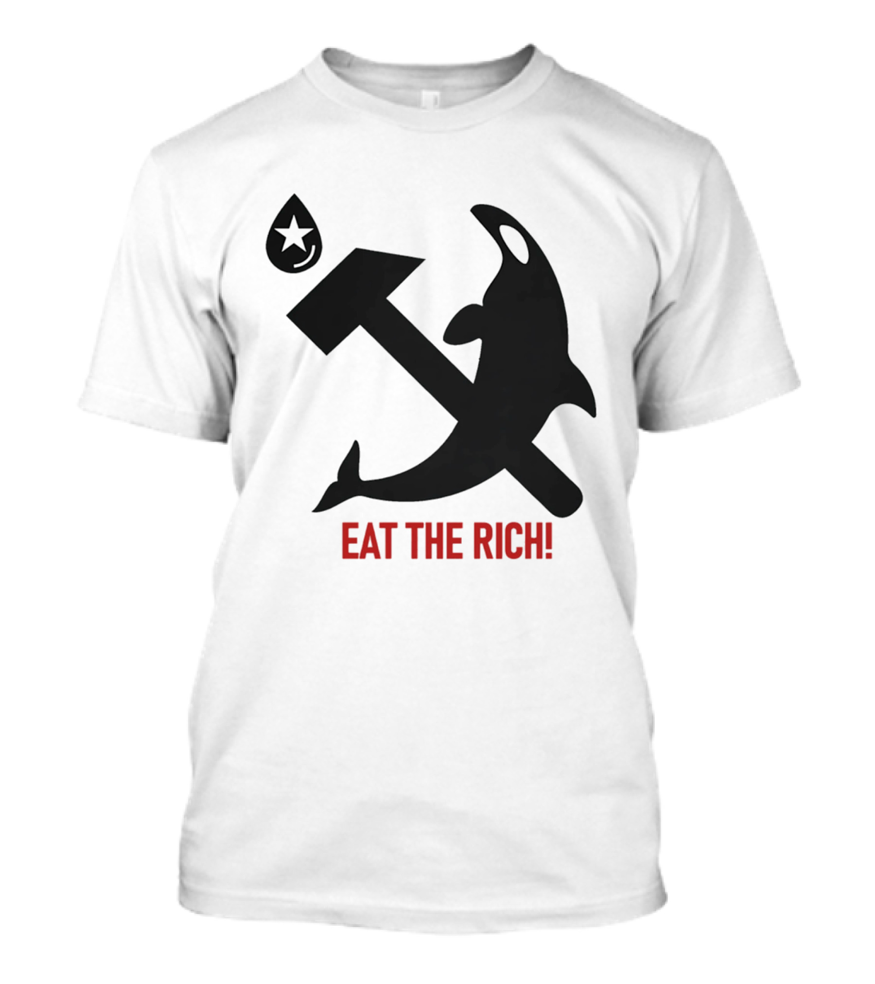 Eat The Rich Orca Hammer Star T-Shirt