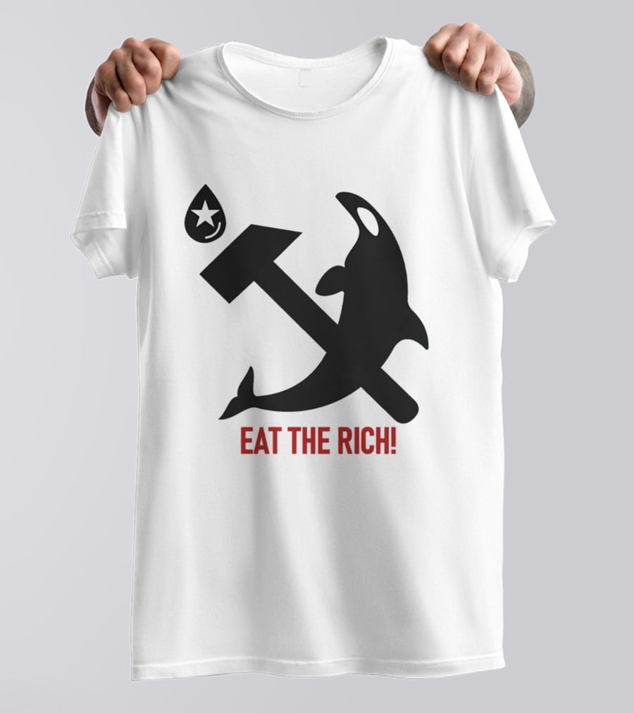 Eat The Rich Orca Hammer Star T-Shirt