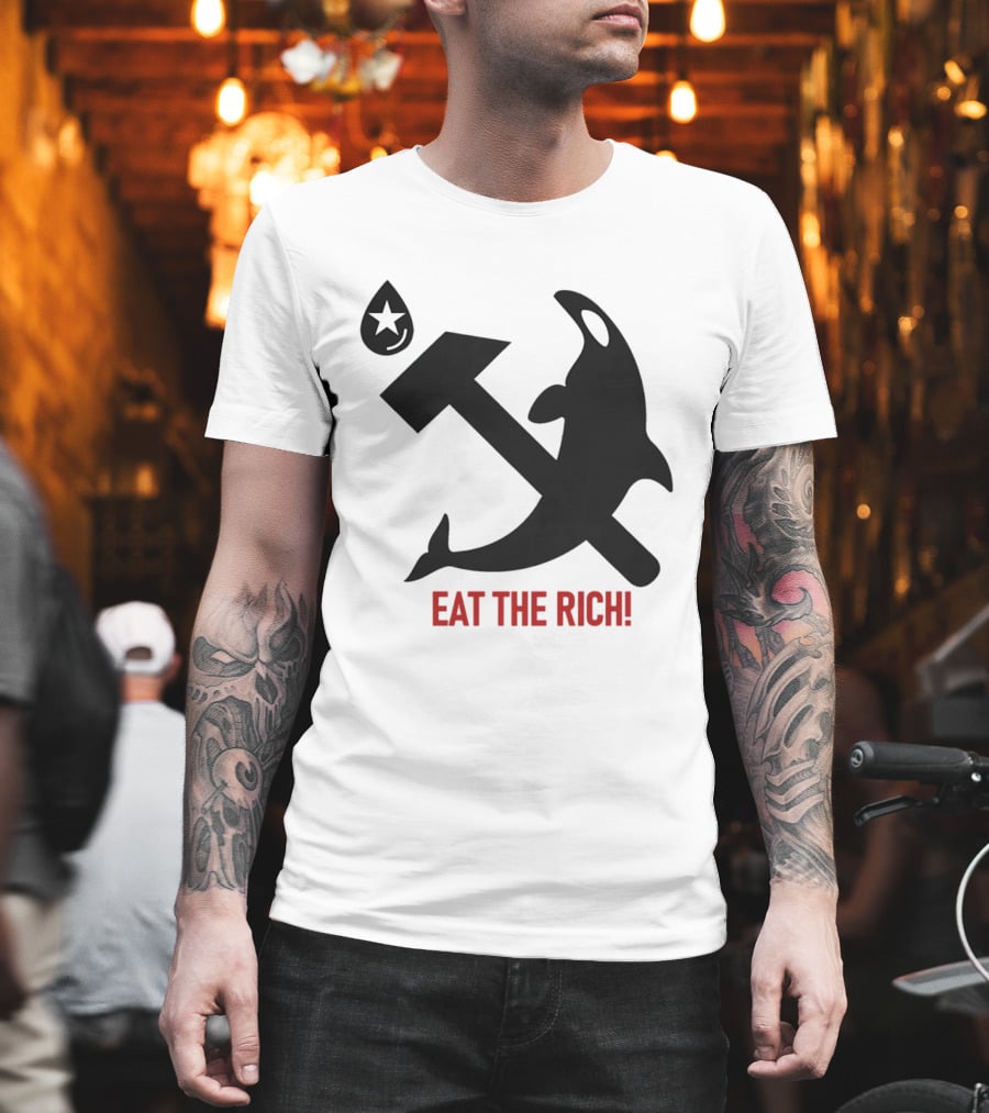 Eat The Rich Orca Hammer Star T-Shirt