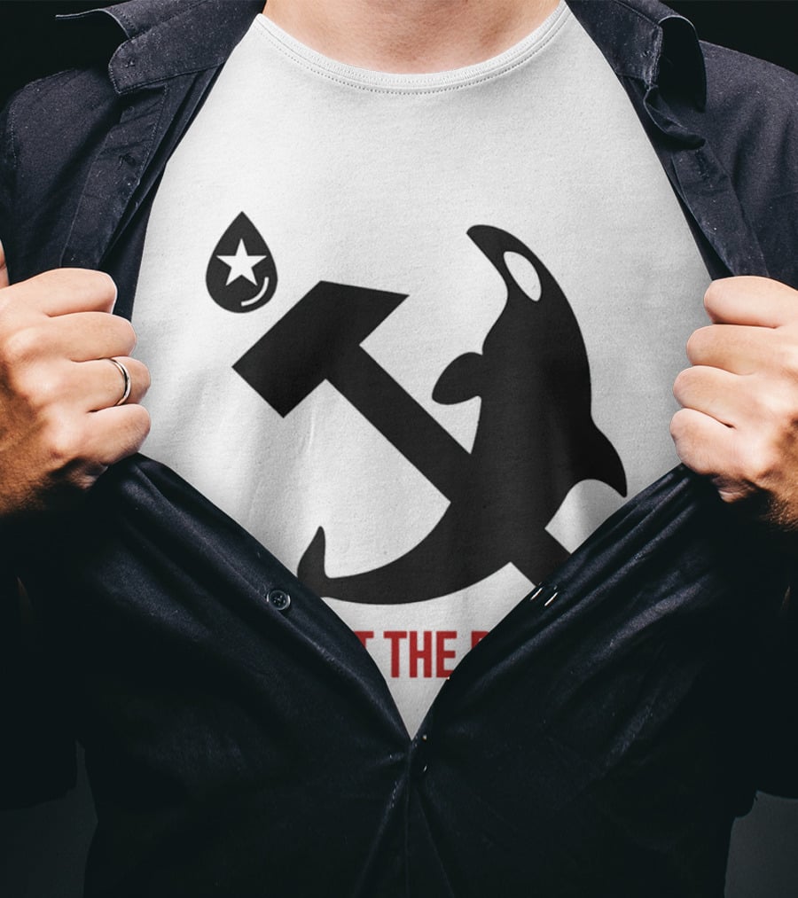 Eat The Rich Orca Hammer Star T-Shirt